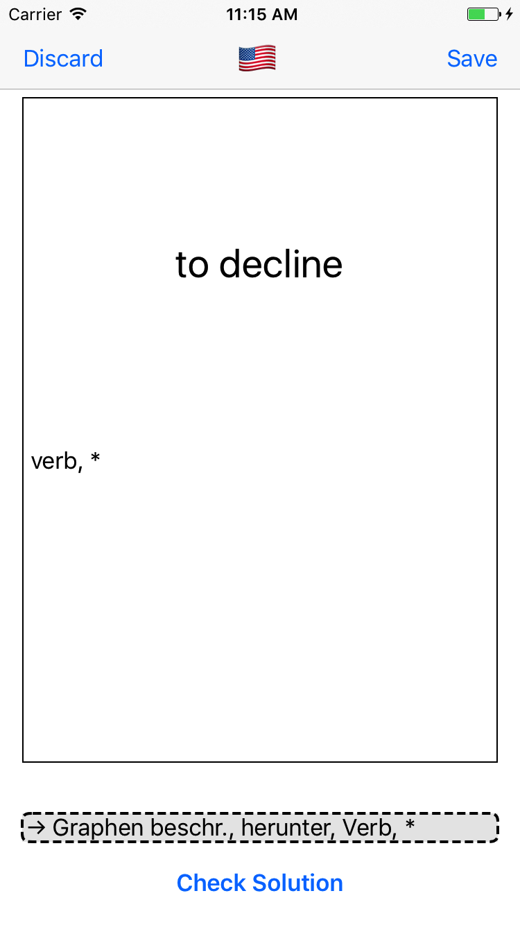 Trainer requests for foreign language translation(s) of the vocable 'to decline'.